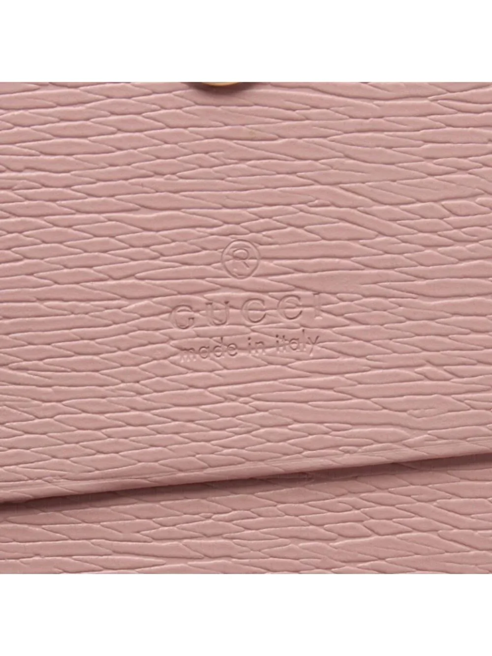Gucci Bifold Wallet Script Mini Light Pink Leather - Picture 5 of 7
